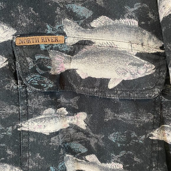 SOLD North River Outfitters Button Down Short Sleeve Shirt NWOT Men's - Picture 5 of 9